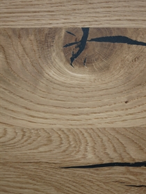 Eg Rustik - Natur kortstav - 80 mm Massiv træ bordplade